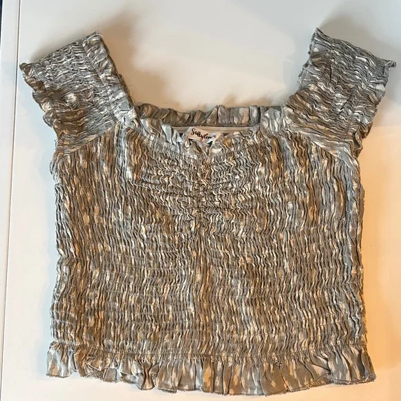 Smocked Top with Ruffled Edges - Picture 7 of 7